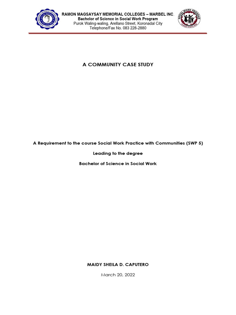 Community Case Study: Libertad, Surallah | PDF | Fuels | Liquefied ...