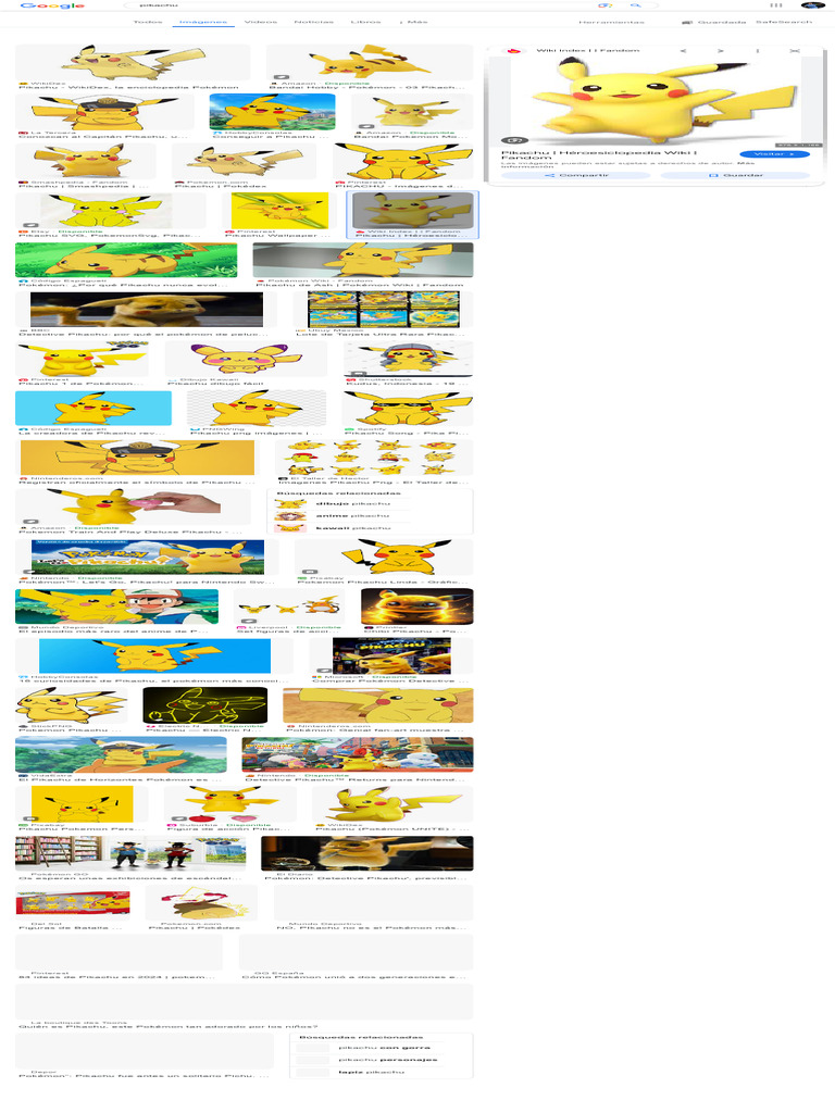 Pikachu - Búsqueda de Google | PDF