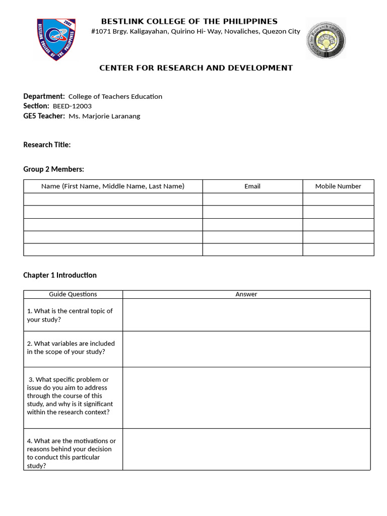 Research Format | PDF