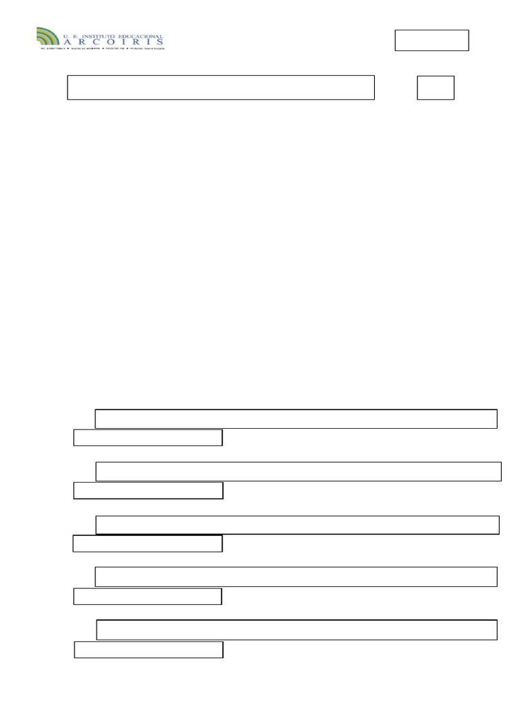 5th Year English Written Activity. - . | PDF
