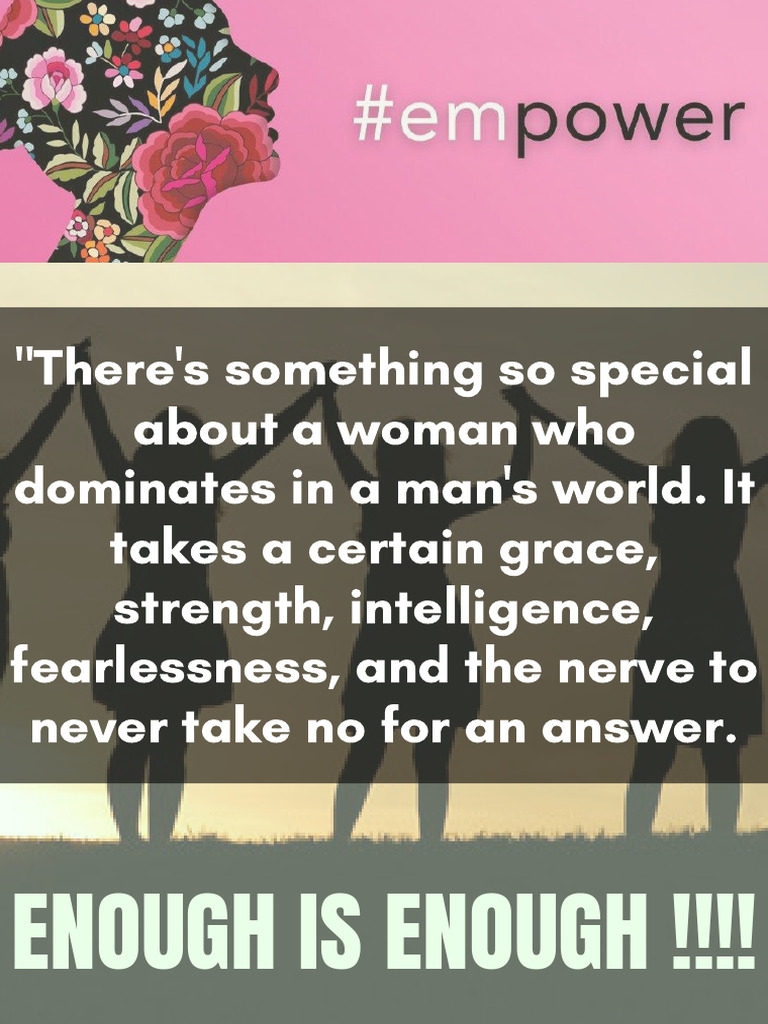 Women Empowerment Poster Pdf