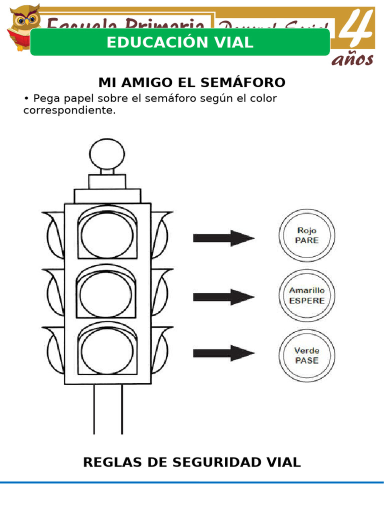 Educacion Vial Para Ninos De Cuatro Anos Pdf