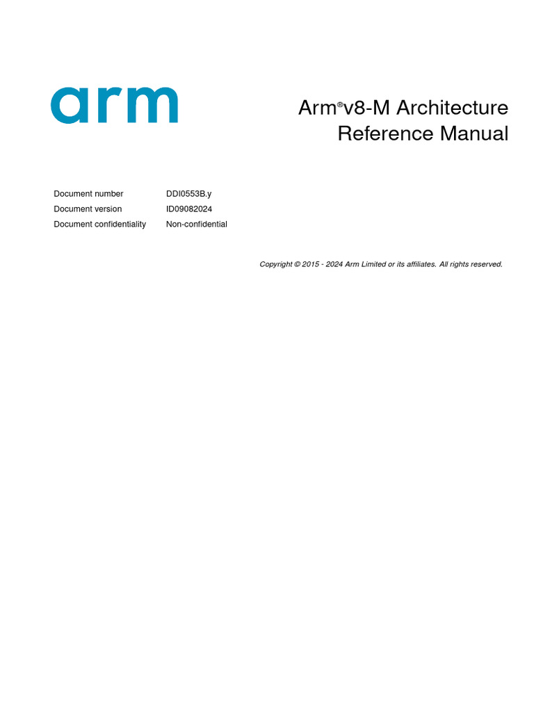 DDI0553B y Armv8m Arm | PDF