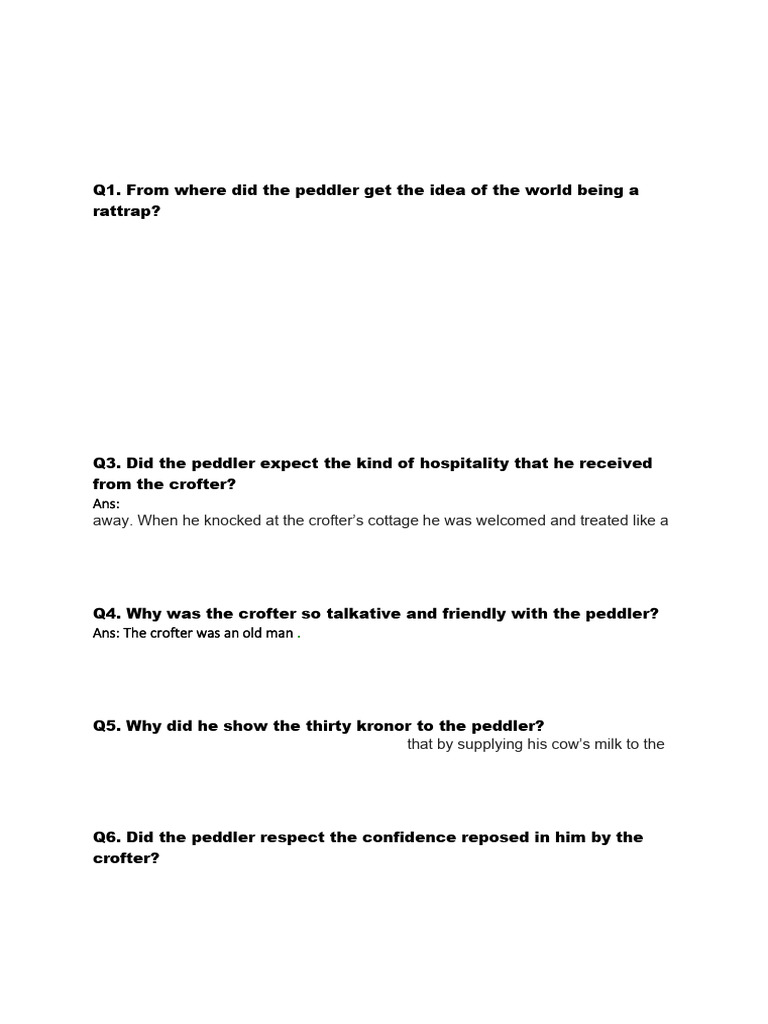 The Rattrap | PDF