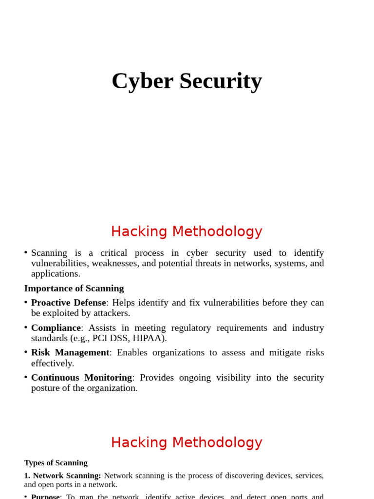 Cyber Security - 2 M2 Full Notes | PDF