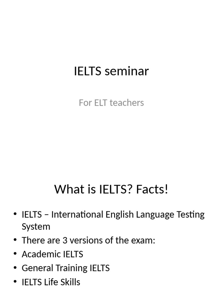 IELTS Introducing Day1 | PDF