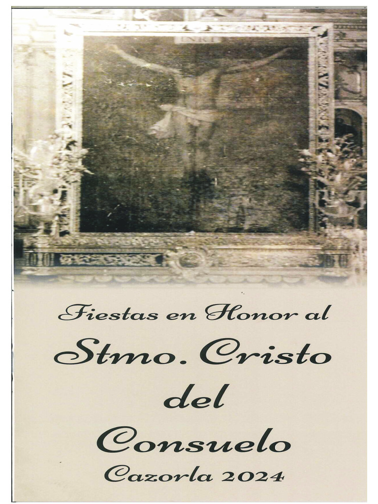 Programa 2024 Cristo Del Consuelo | PDF