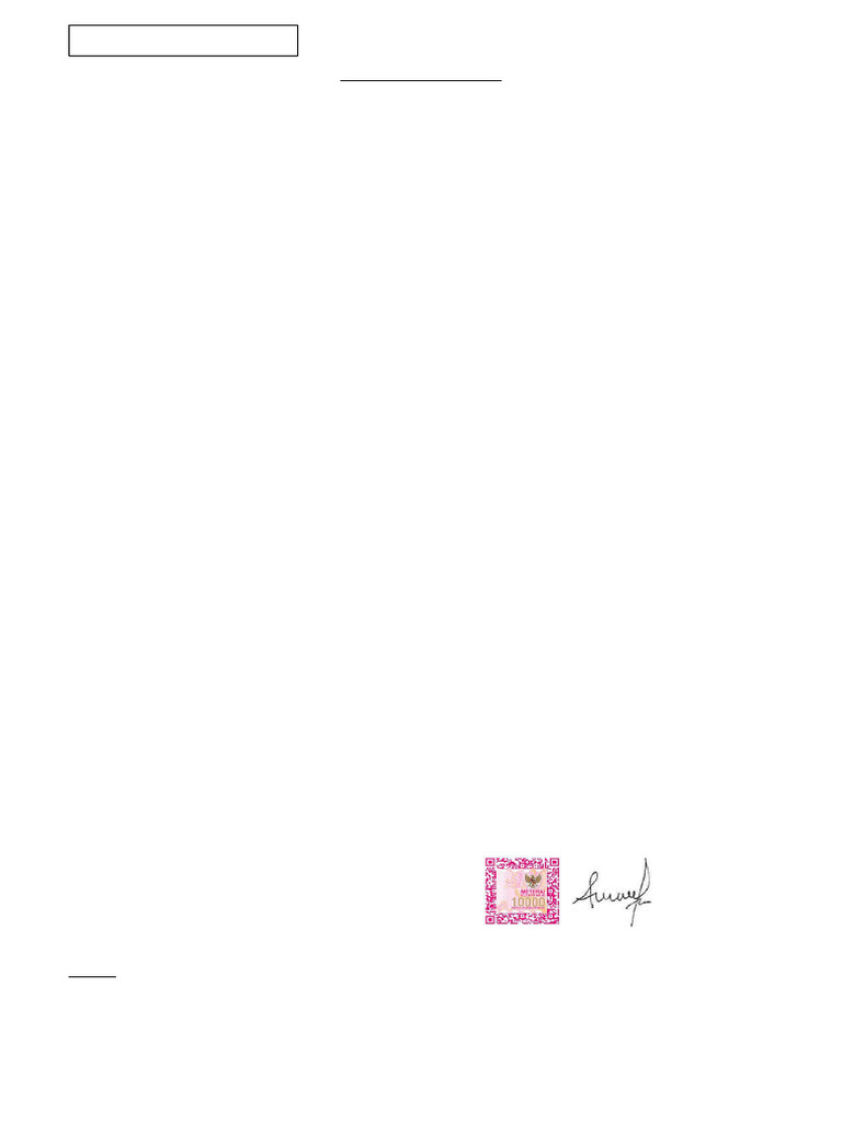 Surat Pernyataan Afi | PDF
