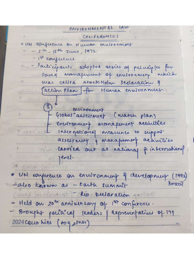 Environmental Notes | PDF