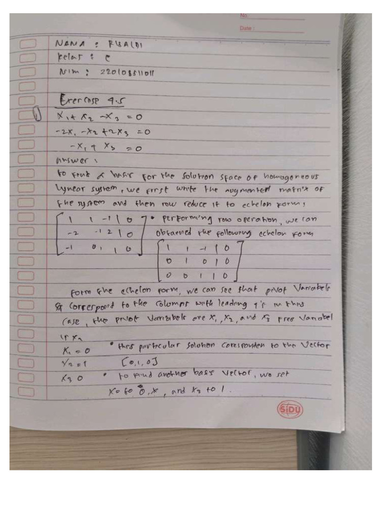 Risaldi, Exercise 4.5 - Compressed | PDF