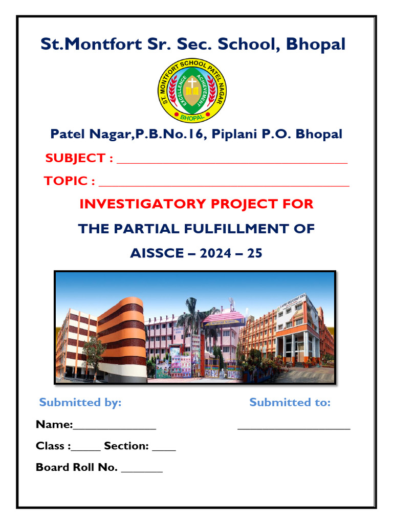 Project file format pdf
