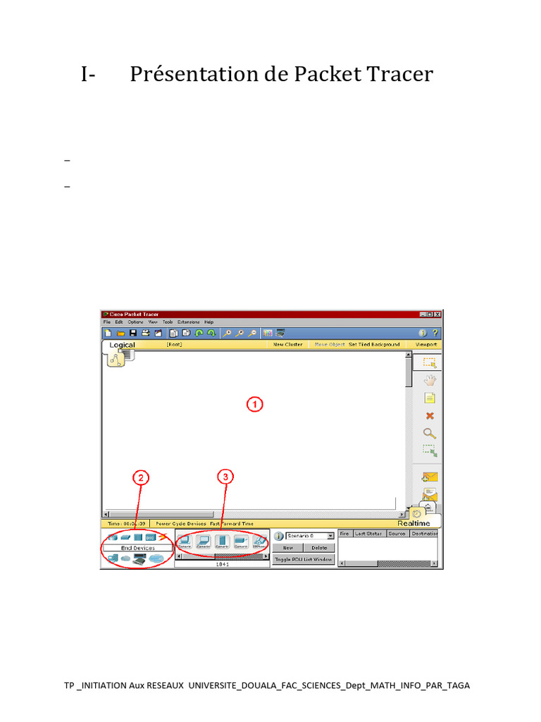 Rappel Packet Tracer TP Reseau INF122 | PDF