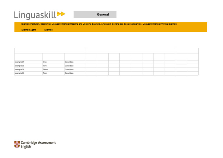Linguaskill Group Report | PDF