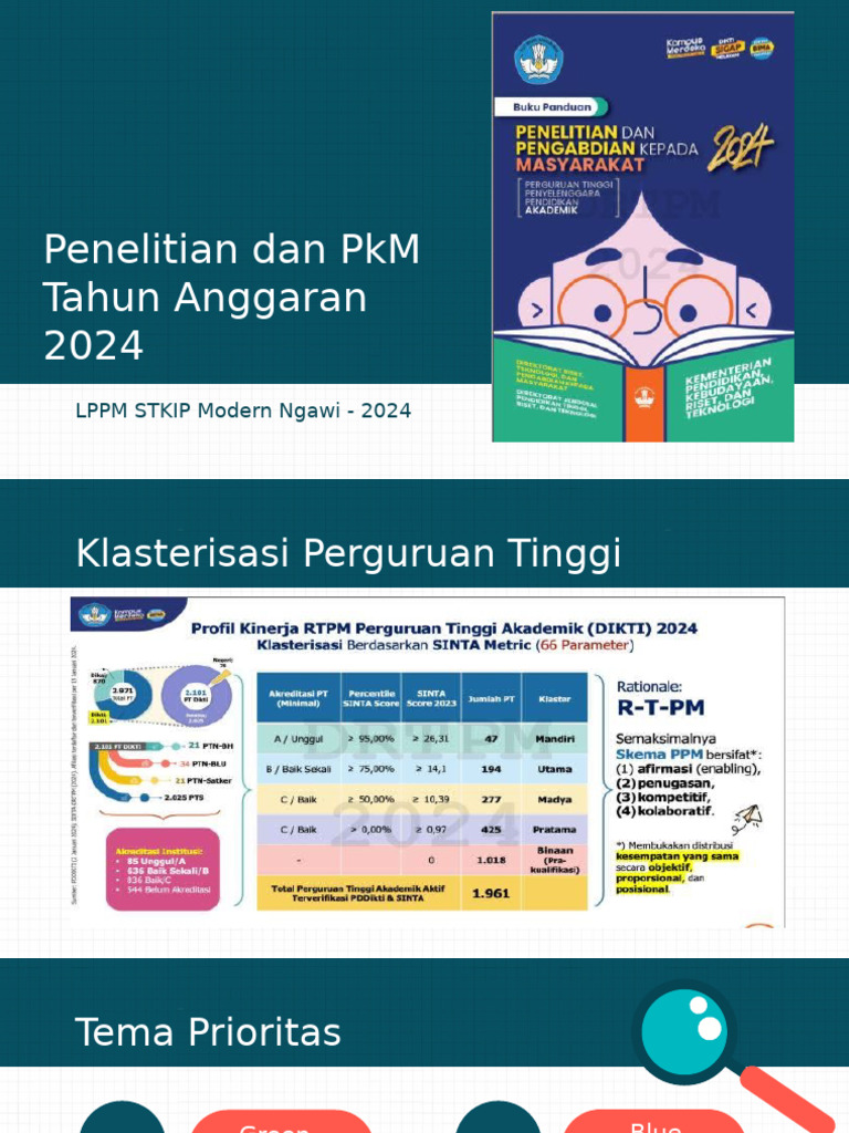 Sosialisasi Penelitian PKM Simlitabmas 2024 | PDF