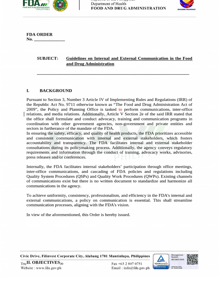 FDA Comm Policy Rev Lsantosgsuarez2.Fld | PDF