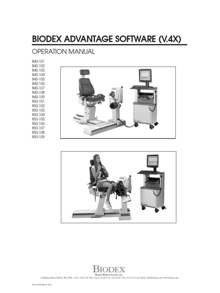 Biodex | PDF