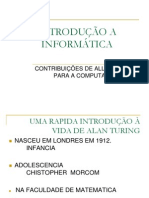 INTRODUÇÃO A INFORMÁTICA