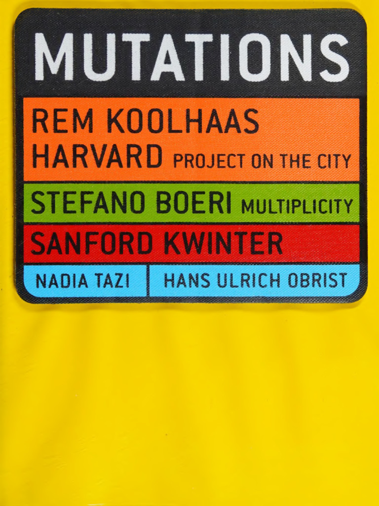 KOOLHAAS, Rem. Mutations | PDF