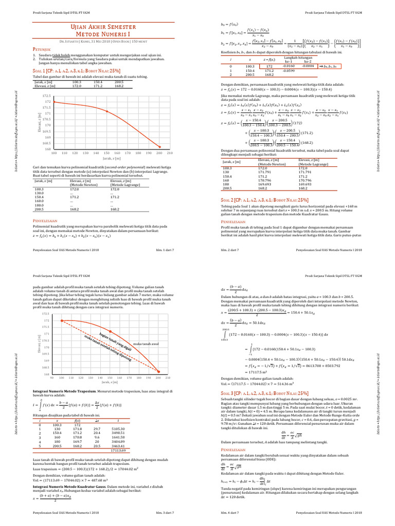 Print Metnum 4 | PDF | Numerical Analysis
