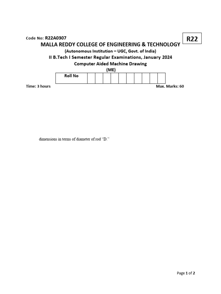 Malla Reddy College of Engineering & Technology: (Autonomous ...