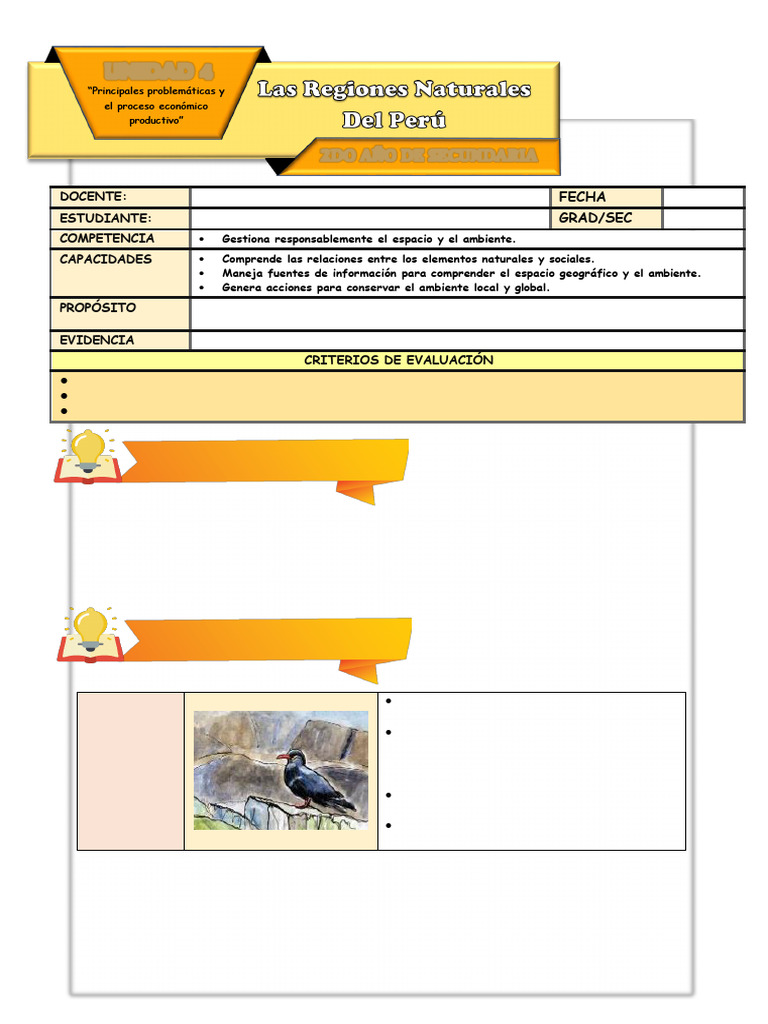 Ficha de Actividad CCSS 2° - Uu-Semana 2 | PDF