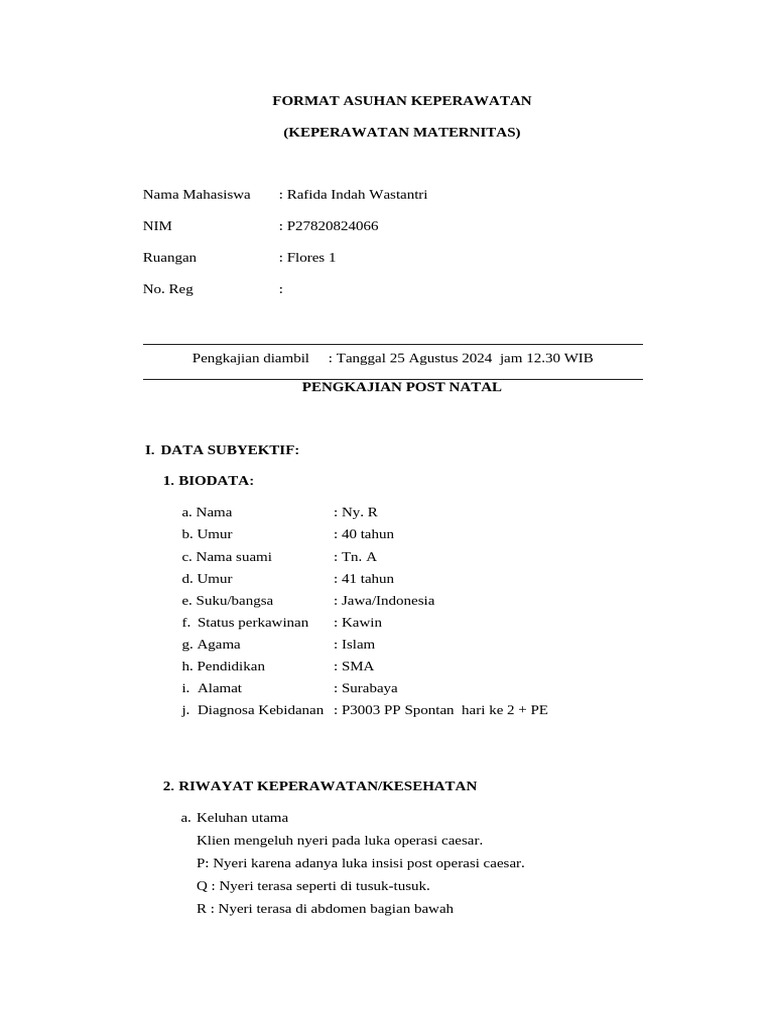 Askep Preeklamsia Rafida | PDF