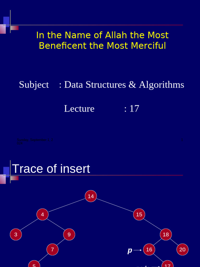 Lecture - 7.2 (Trees) | PDF