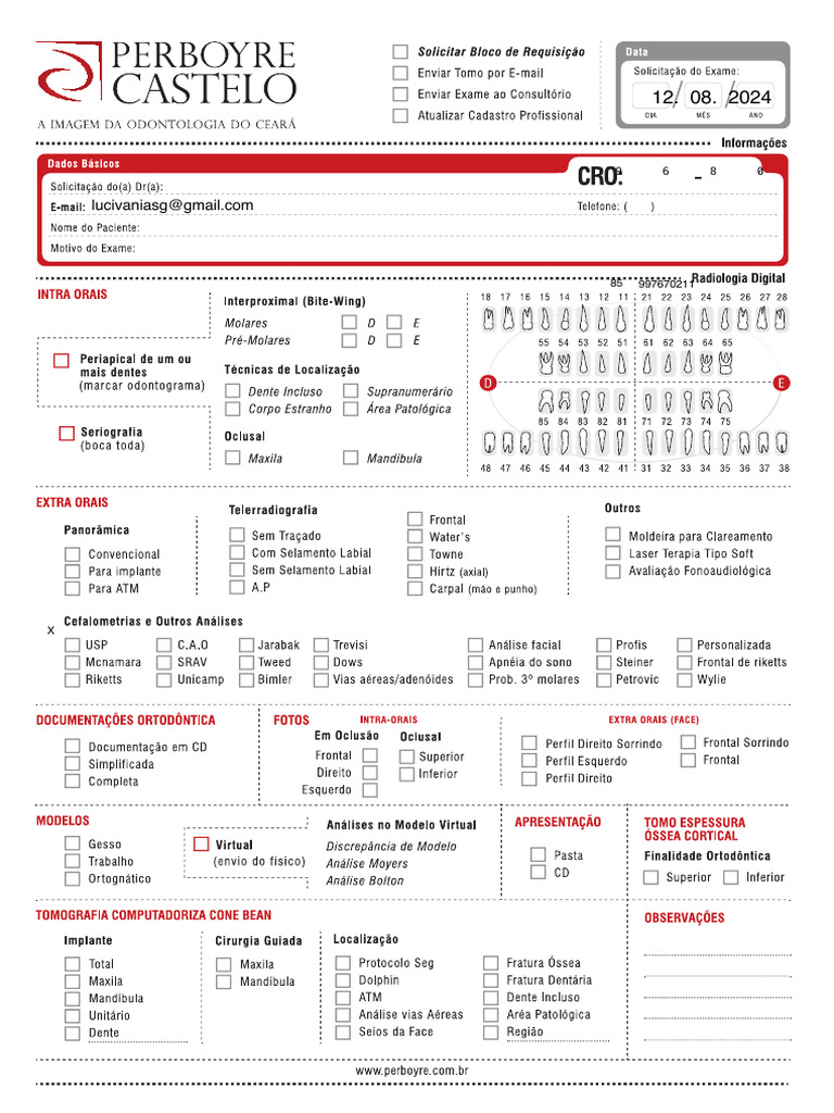 Perboyrecastelo requisicaoexame v62 pdf