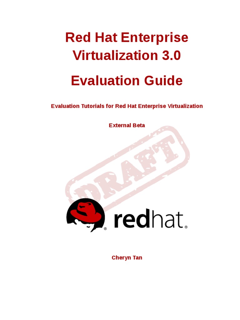 Red Hat Enterprise Virtualization 3.0 Evaluation Guide en US | PDF