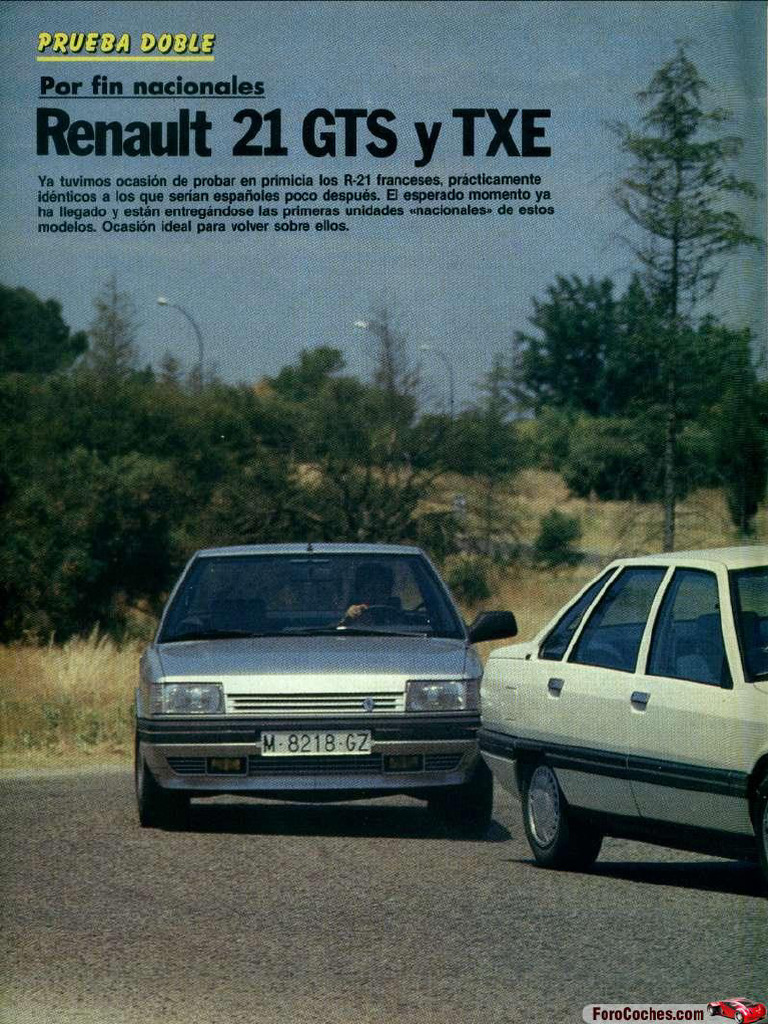 Prueba R21 GTS y R21 TXE | PDF