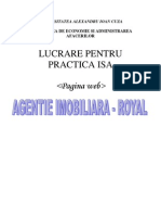 Lucrare Practica Isa Agentie Imobiliara