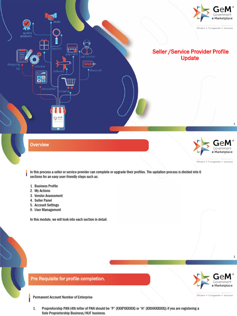 S4 Seller Profile Updation 1698400568 | PDF | Invoice | Sole Proprietorship