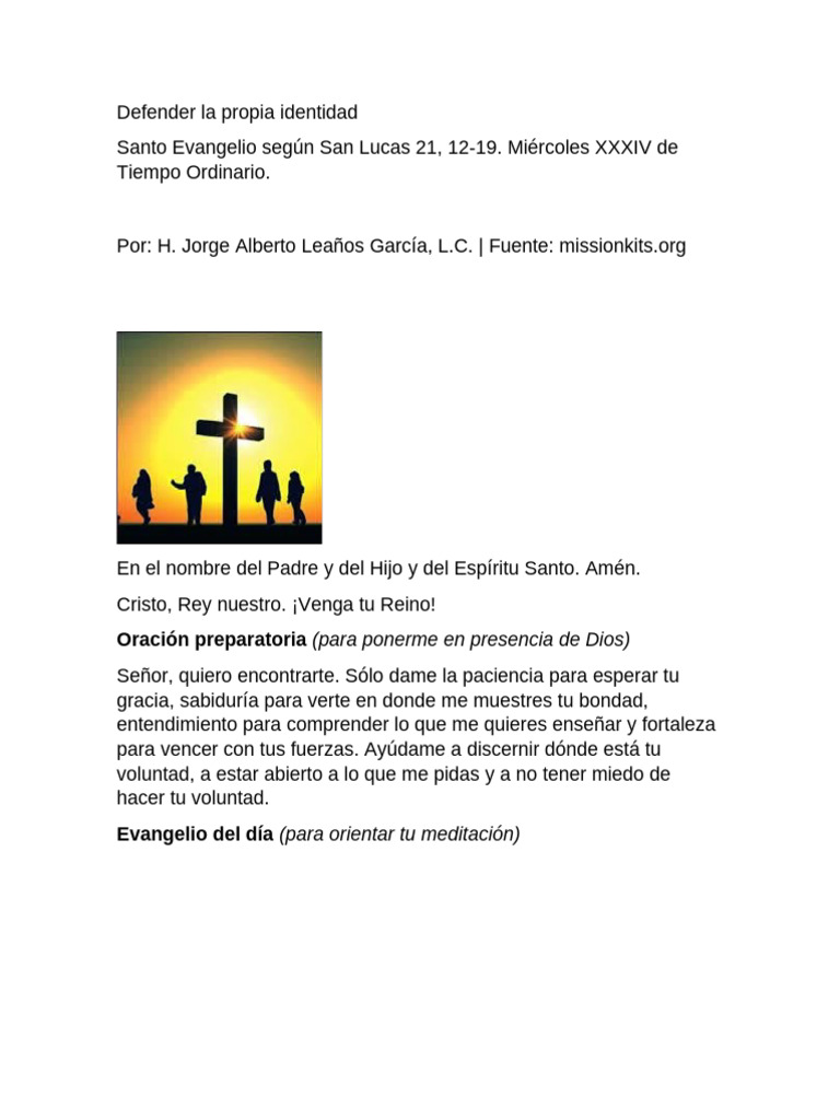 Defender La Propia Identidad | PDF