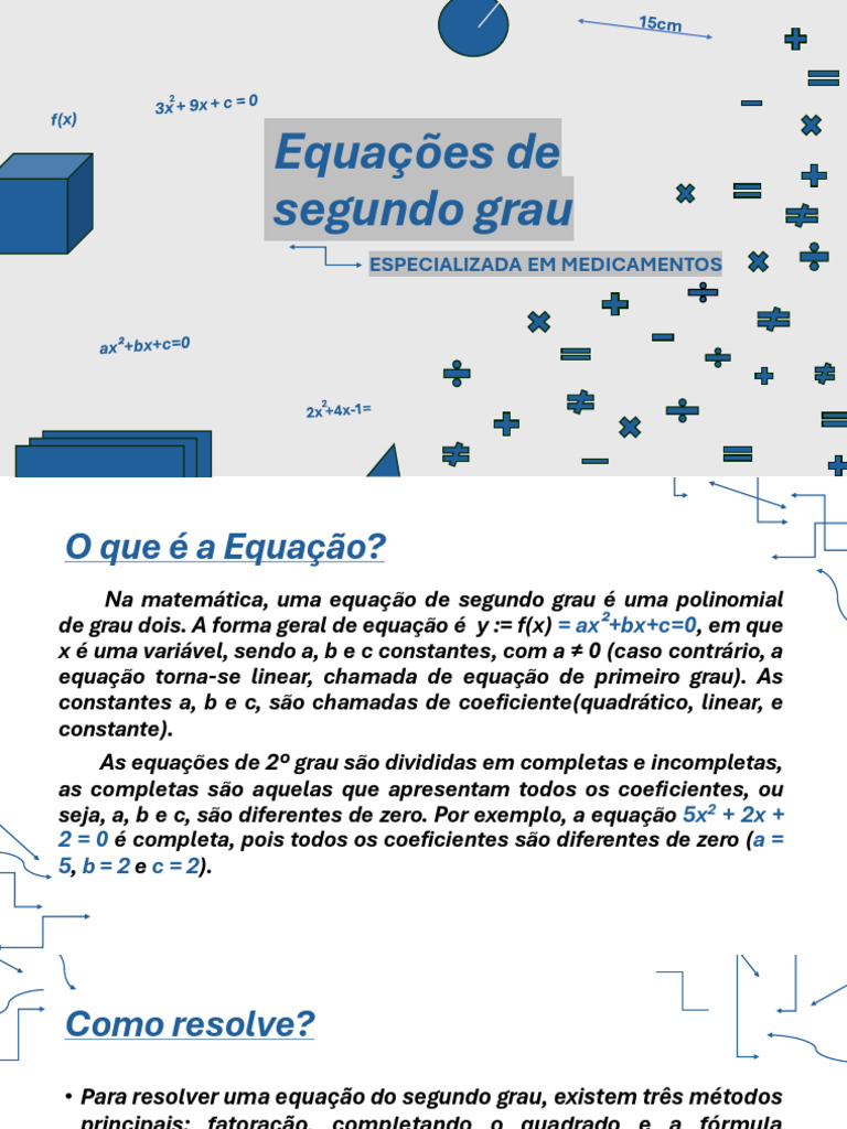 Equação de Segundo Grau - CM | PDF