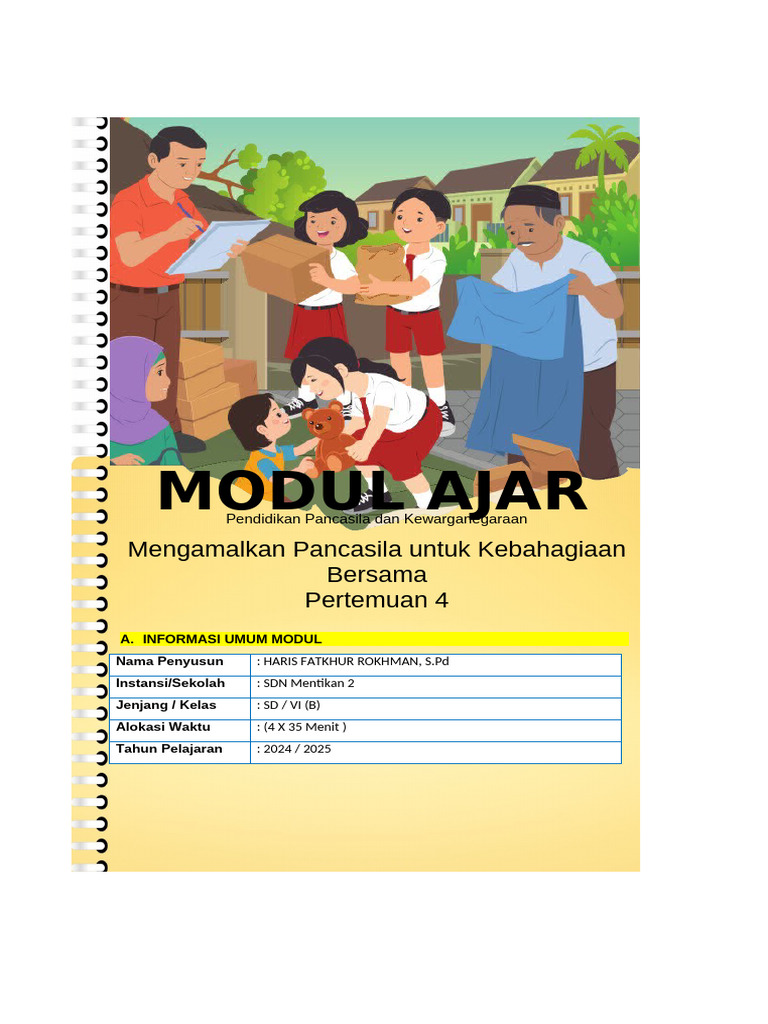Modul Ajar PKN Bab 2 Pertemuan 4 | PDF