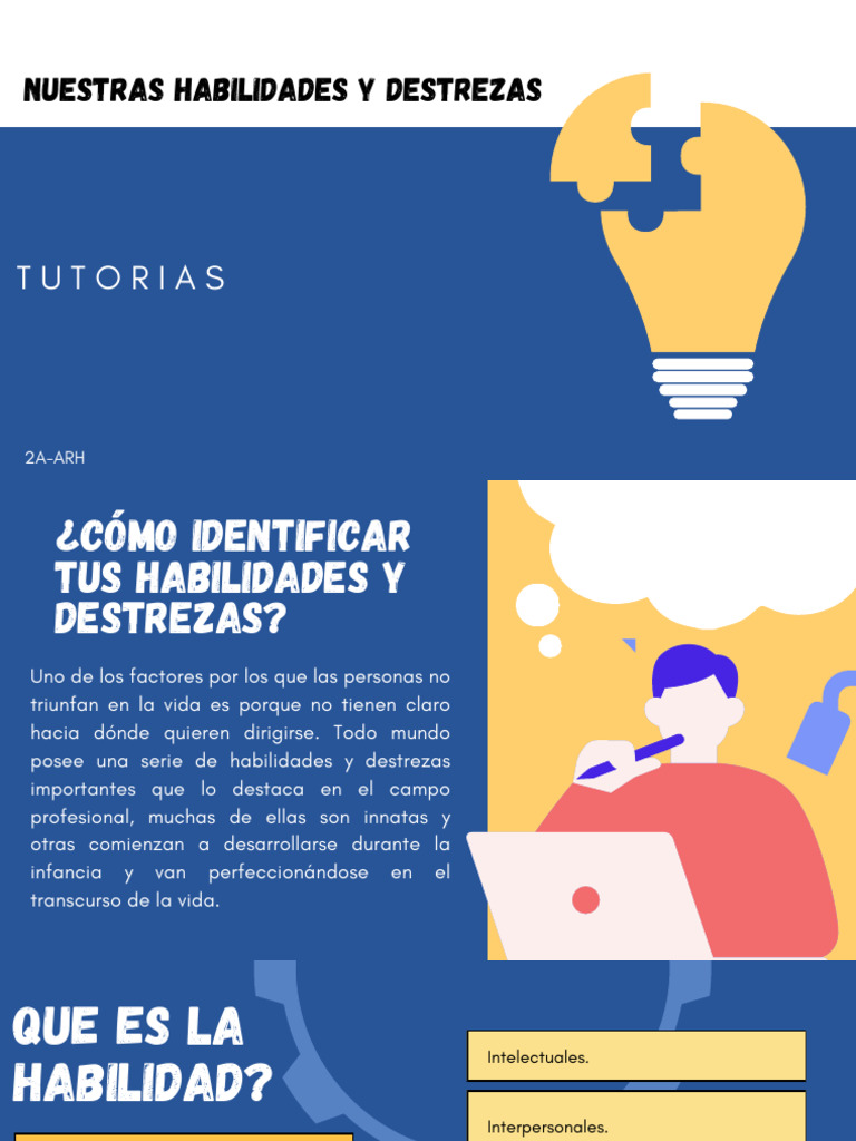 ¿Cómo Identificar Tus Habilidades y Destrezas | PDF