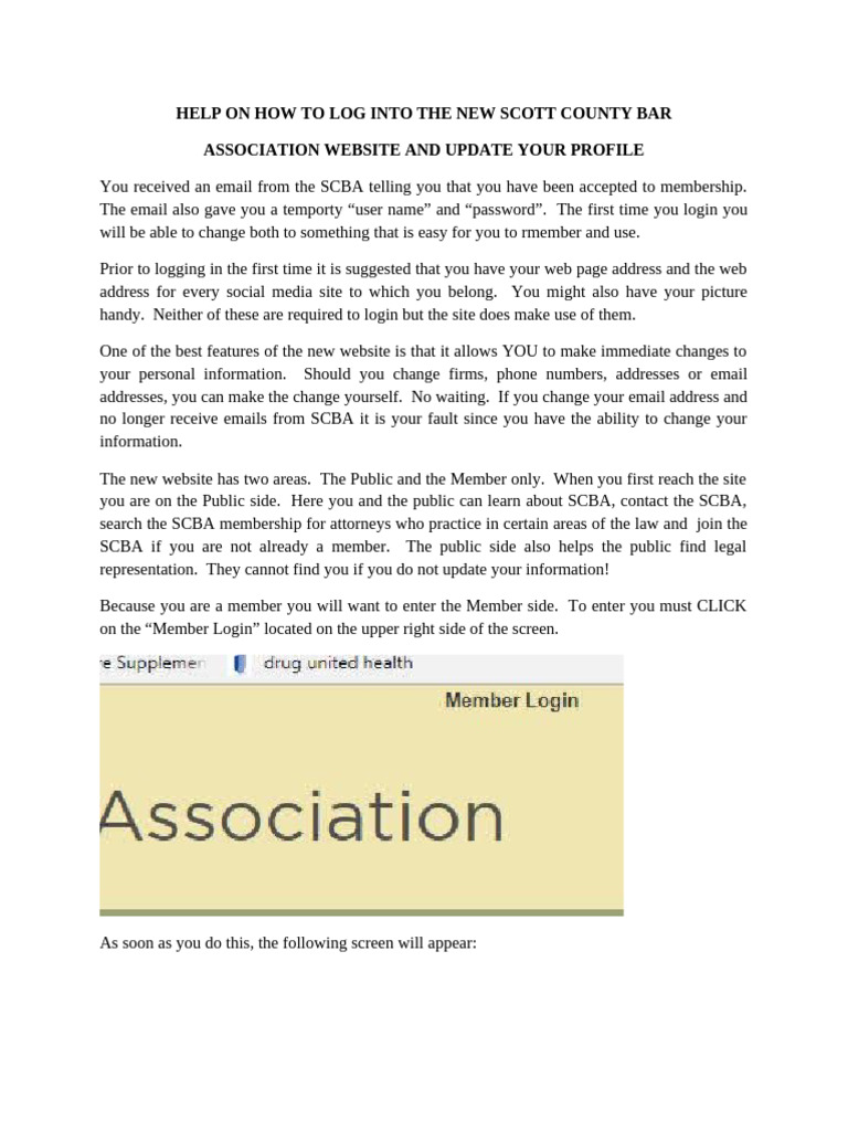 Update Your Profile Pdf