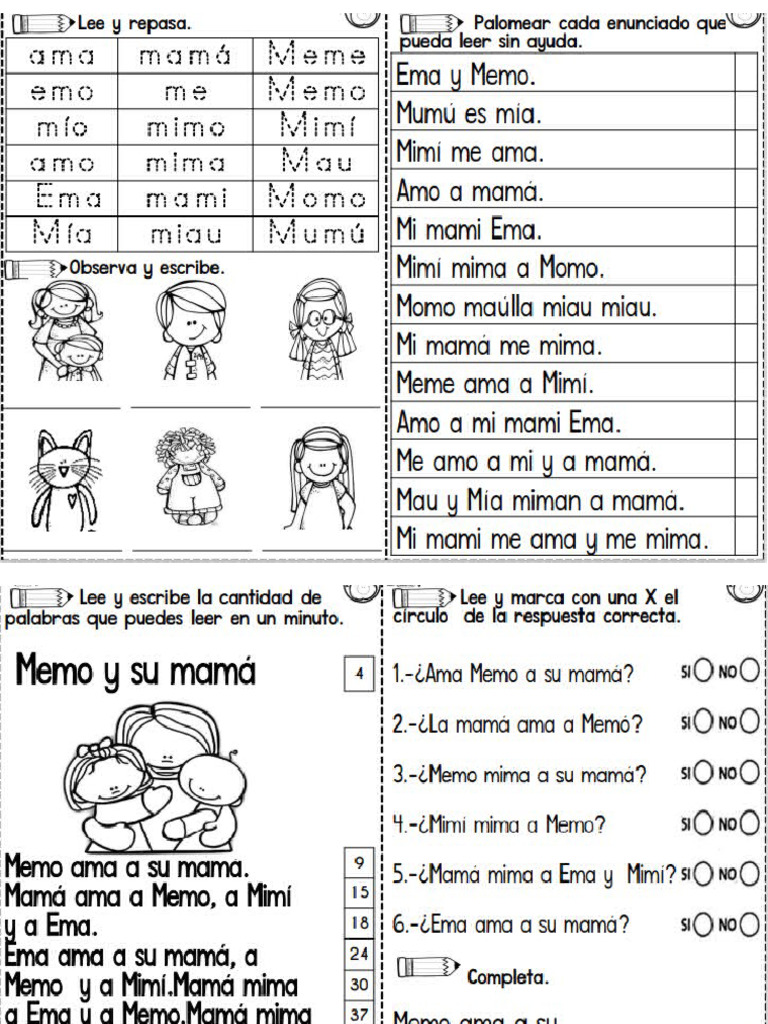 Actividades de Lectura y Escritura | PDF