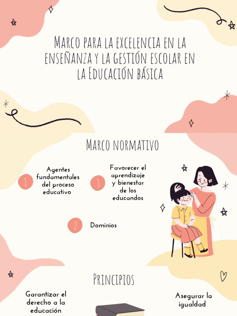 Marco de Excelencia en Educación Básica | PDF | Enseñando | Maestros