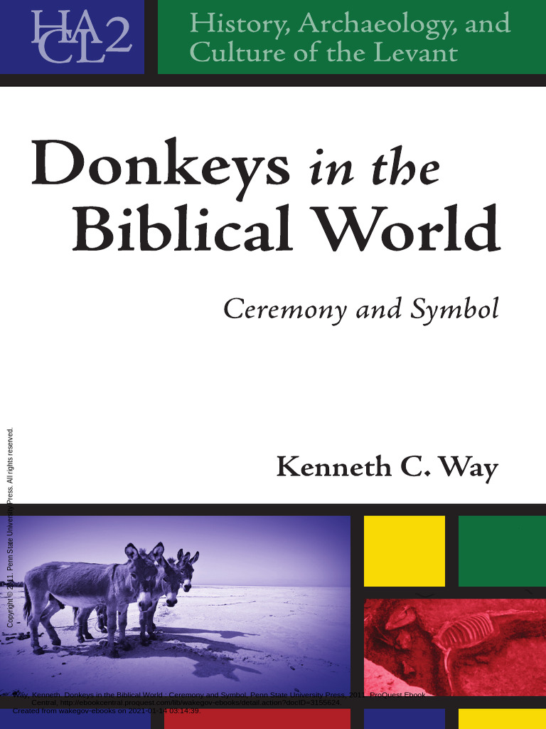 Donkeys in The Biblical World - Ceremony and Symbol - 2 Deborah O ...