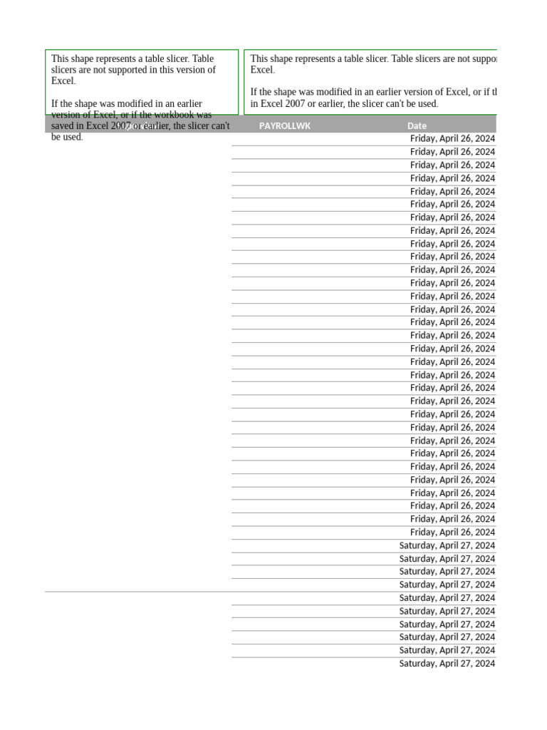 WFM Reporting Sample | PDF | Microsoft Excel | Spreadsheet Software