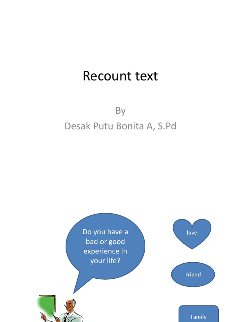 Recount Text: by Desak Putu Bonita A, S.PD | PDF