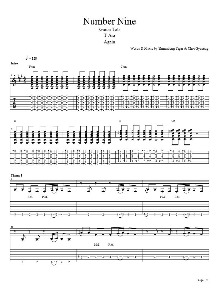 Number Nine - Guitar | PDF