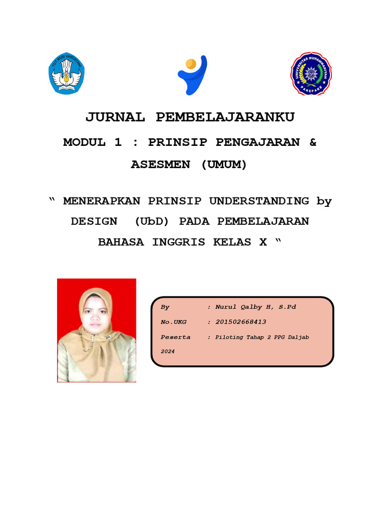 Jurnal Pembelajaran Modul 1 | PDF
