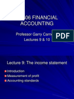 Ba606 Financial Accounting: Professor Garry Carnegie Lectures 9 & 10