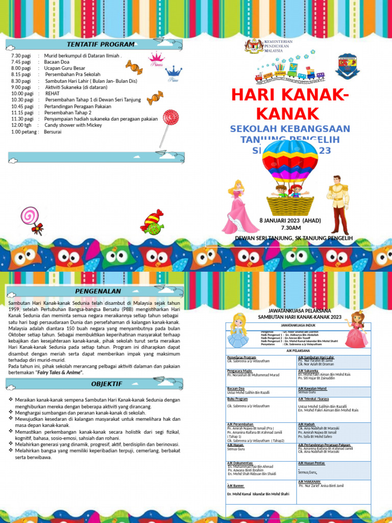 Hari Kanak Buku Program | PDF