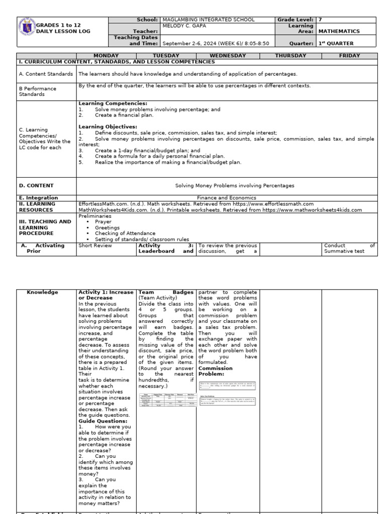 7TH 20GRADE 20MATH 20MODULE 203 20QUICK 20START 20GUIDE PDF visual data 2