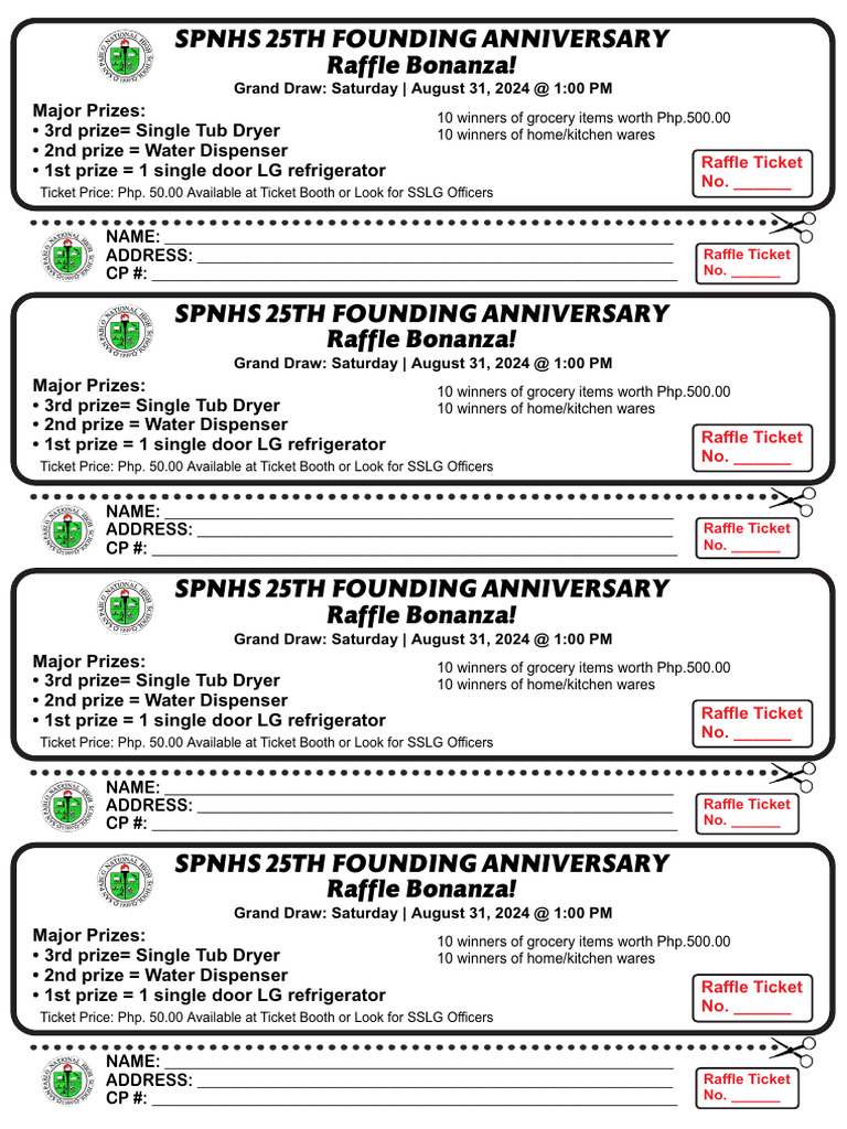 Raffle Ticket | PDF