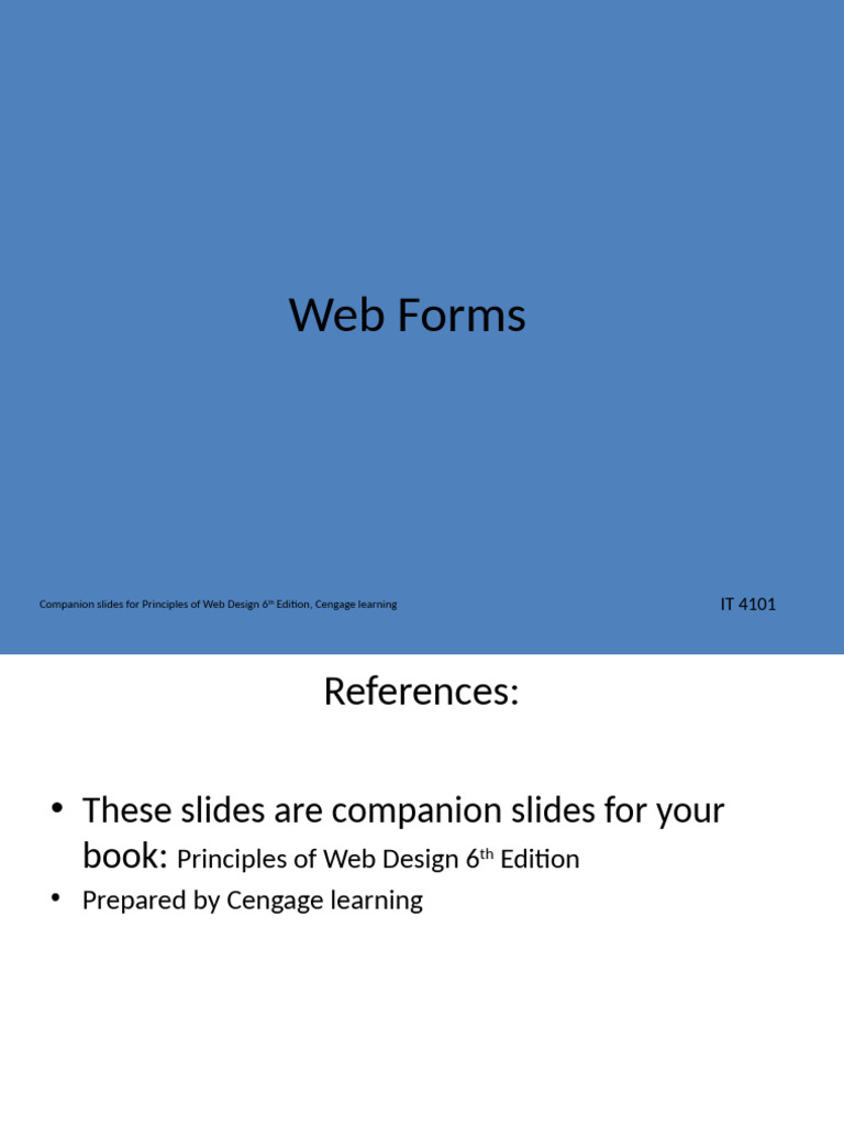 Webforms | PDF