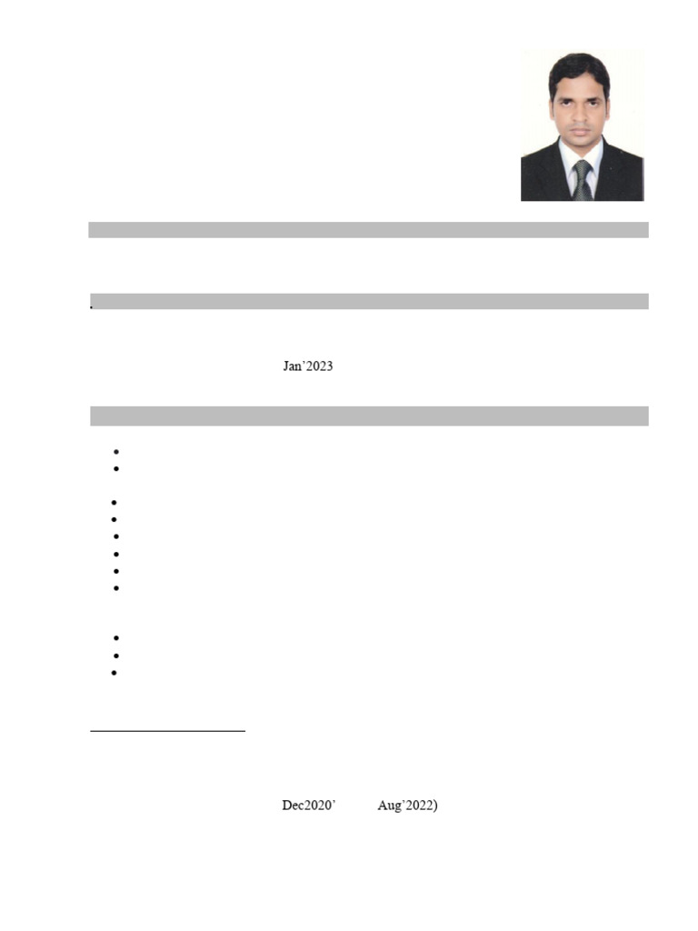 MD - Rakibul Hossain (CV) | PDF